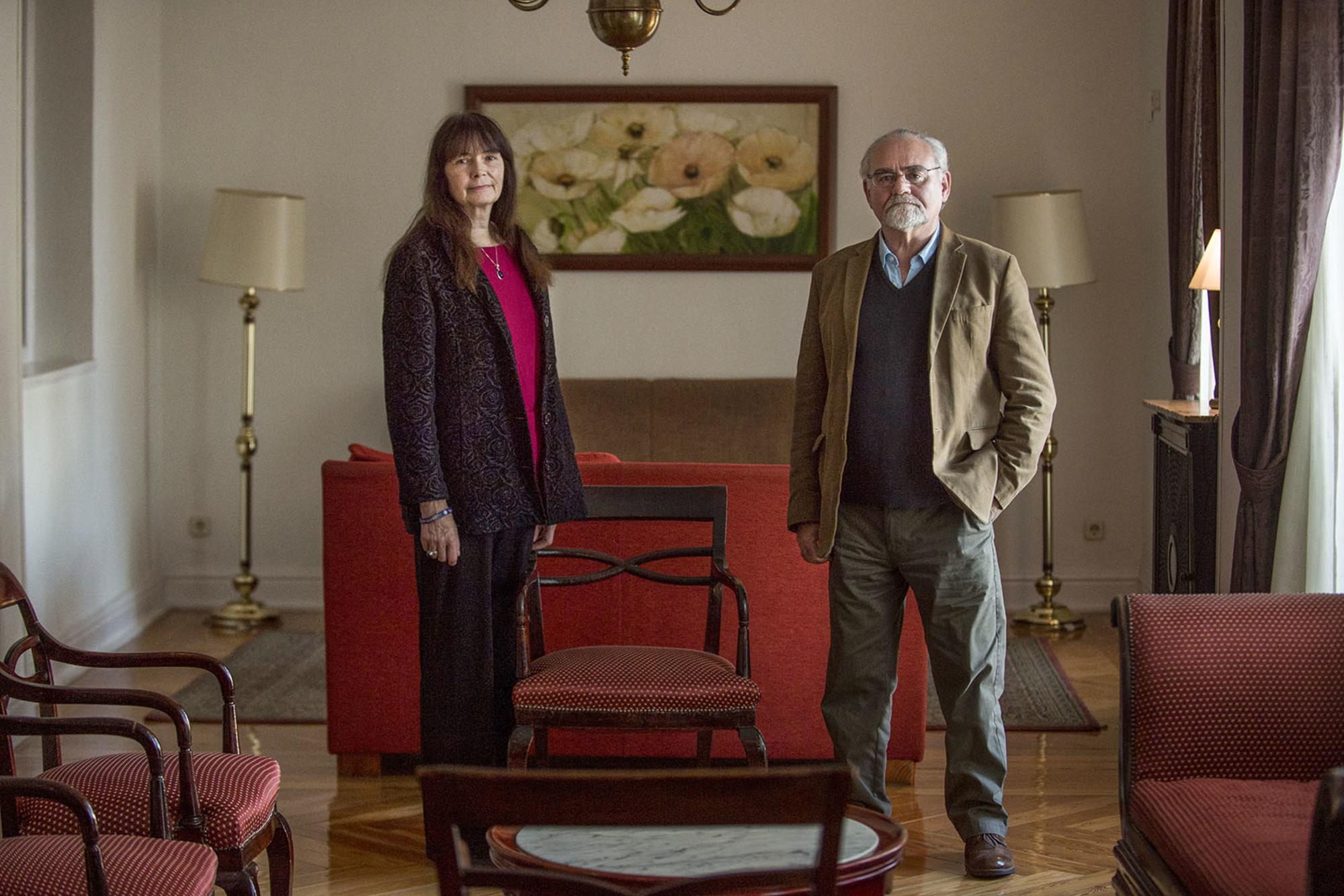 Jo Berry y Pat Magee.